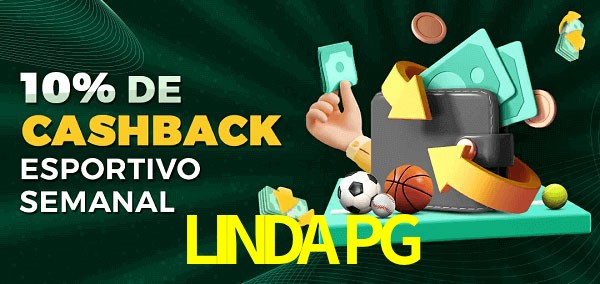 10% de bônus de cashback na LINDAPG
